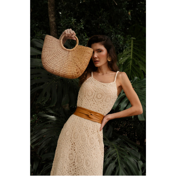 Olive Argentinian Leather Wrap Belt / ADA - Picture 8 of 9